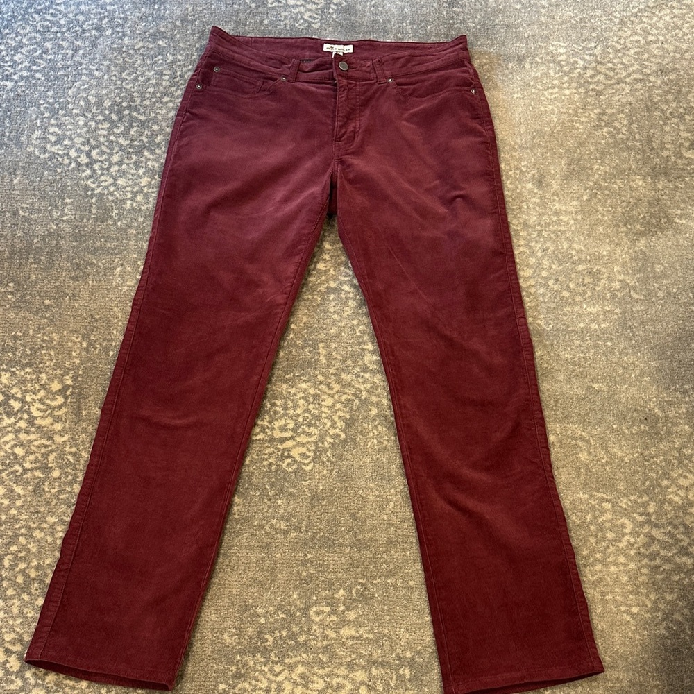 Peter Millar burgundy Straight-Leg Pants men’s size 33